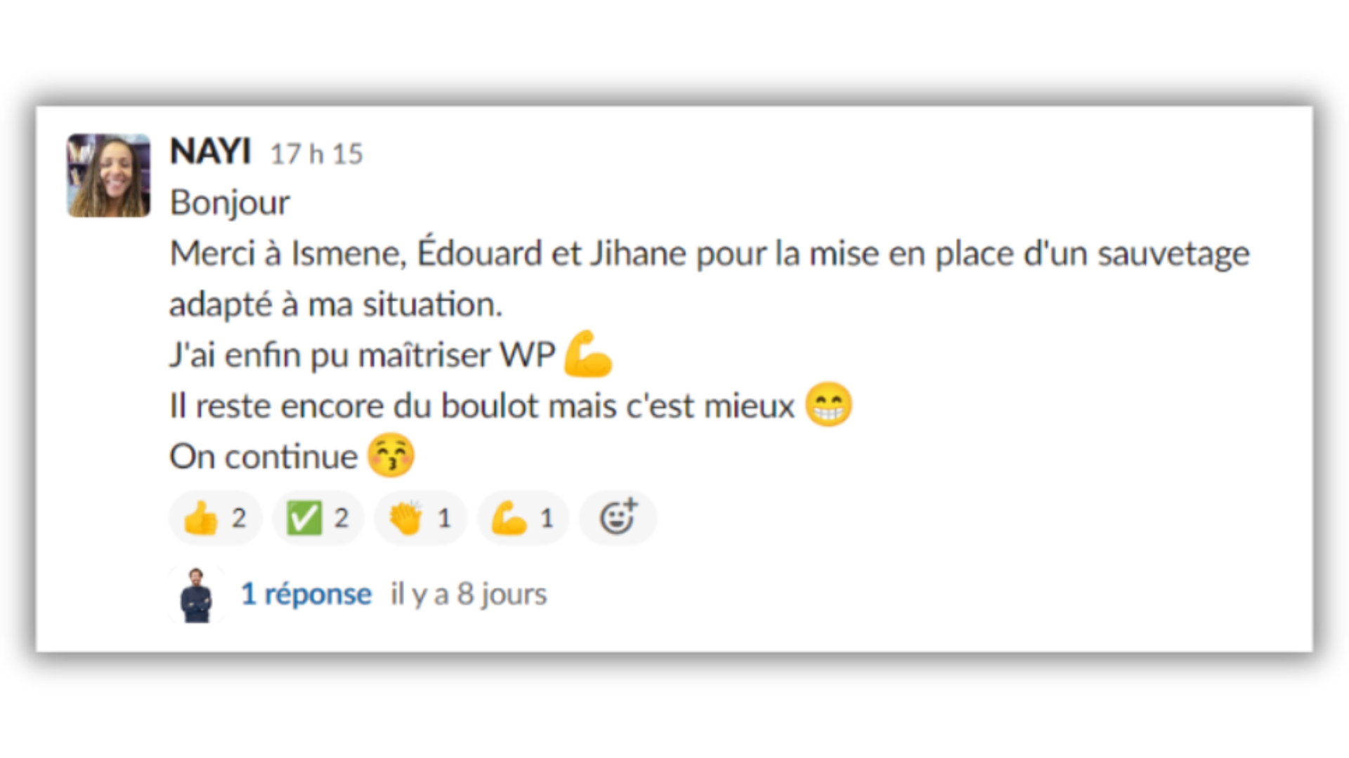 Un exemple de coaching direct